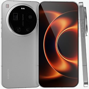 3D Xiaomi 17 Ultra White