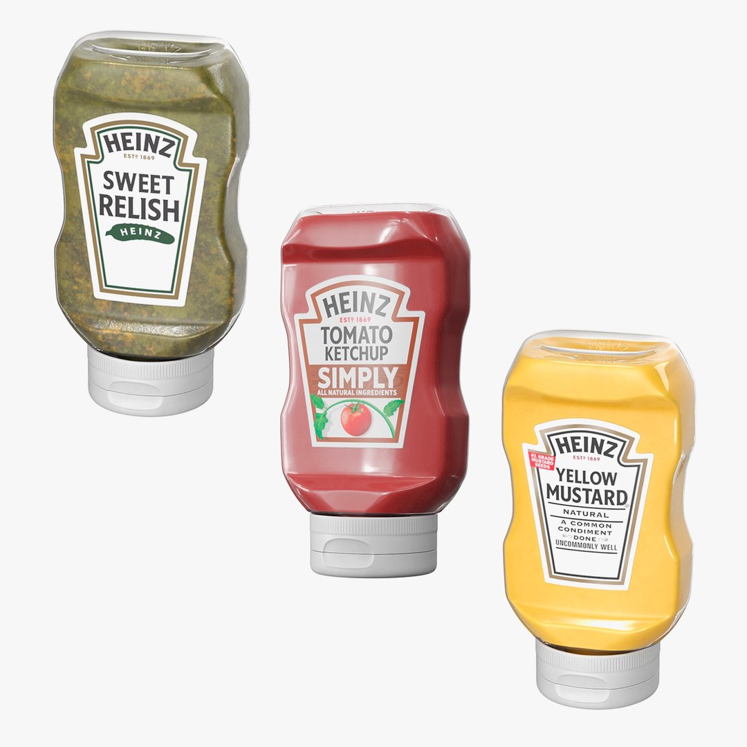 3D Heinz Condiments Collection model https://p.turbosquid.com/ts-thumb/4c/aQwKxp/28/heinz_condiments_collection_000/jpg/1790155980/1920x1080/fit_q87/1ae2fb05921f50954b3707f3e8603a839537183f/heinz_condiments_collection_000.jpg