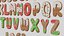 Gingerbread Christmas Cookie Alphabet Set 1 3D model