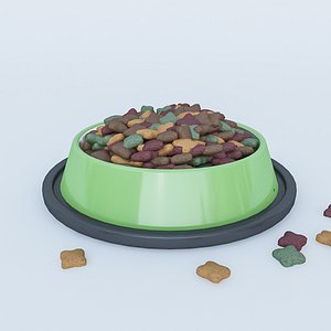 food dog cat 3D model
