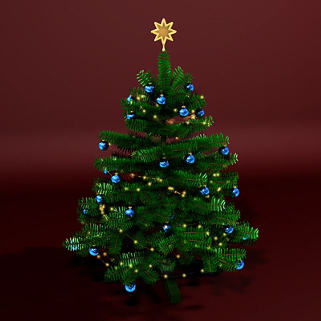 3d Model Of Christmas Tree