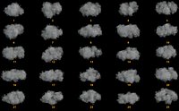 25 Volumetric Clouds Pack (.obj / vdb / exr sprites)