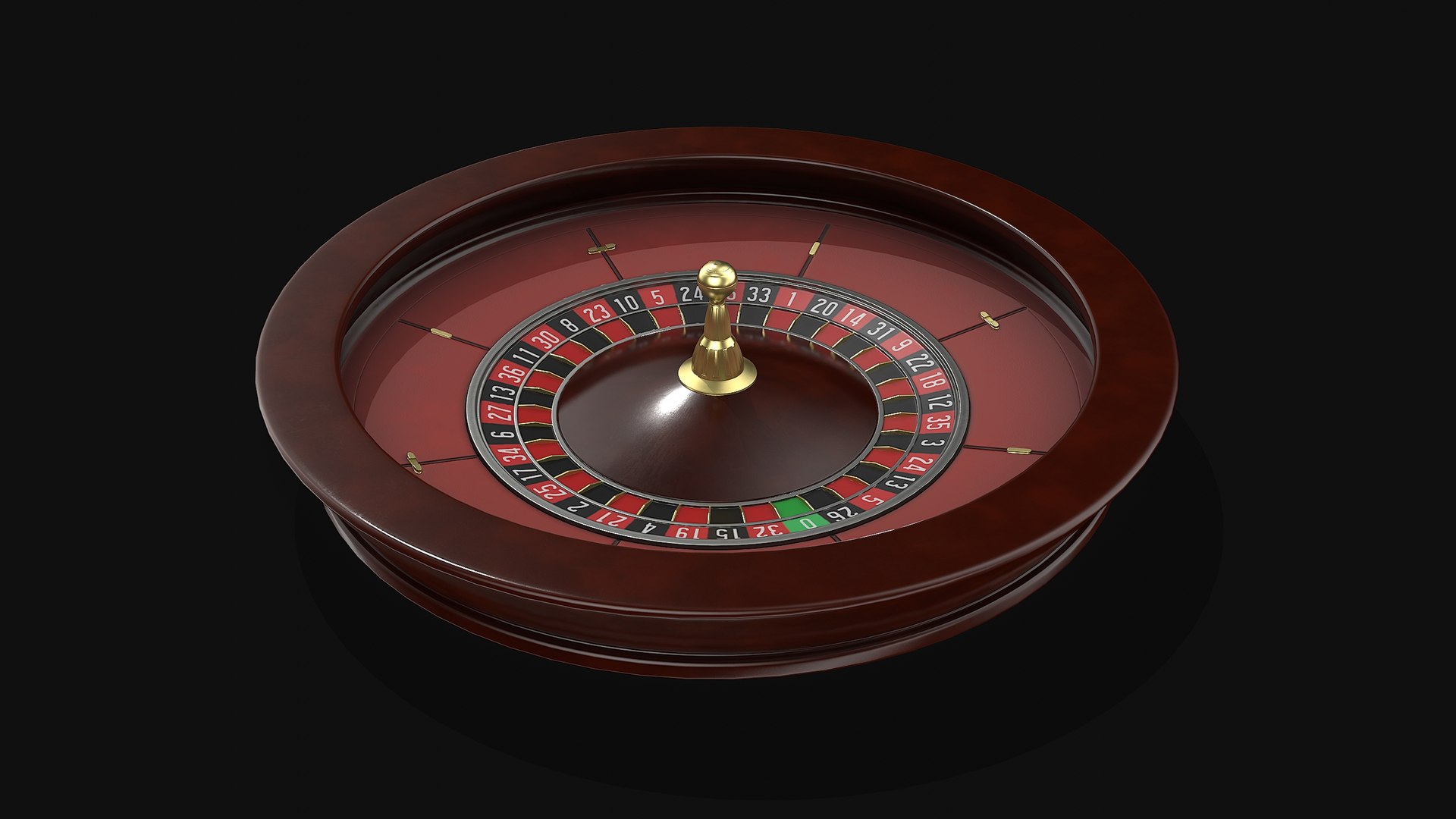 Roulette Wheel 3D - TurboSquid 2248740