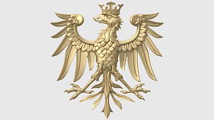 3D RELIEF GERALDIC EAGLE