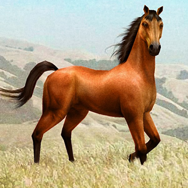 horse 01 3d model