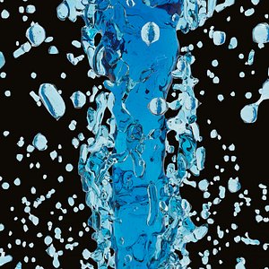water abstract 3D model