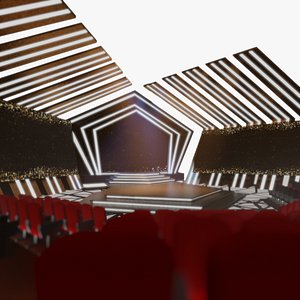 3D Virtual Modern Stage