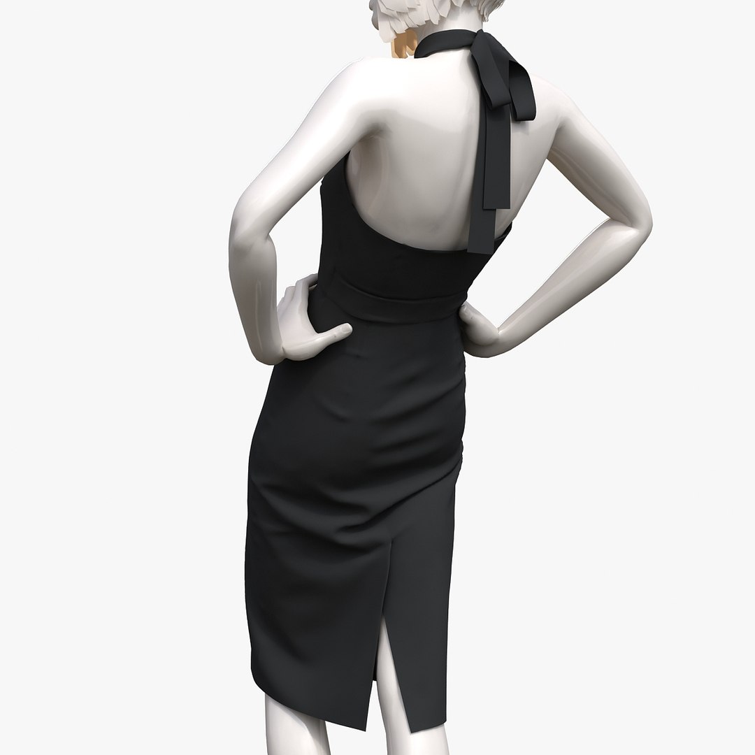 3D Dress Cloth Mannequin Model - TurboSquid 1391916