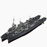 Destroyer 1936 Class German Navy WW2