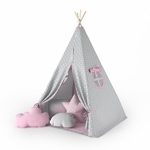 childrens tent wigwam 3D