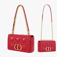 DIOR Caro Bag Red