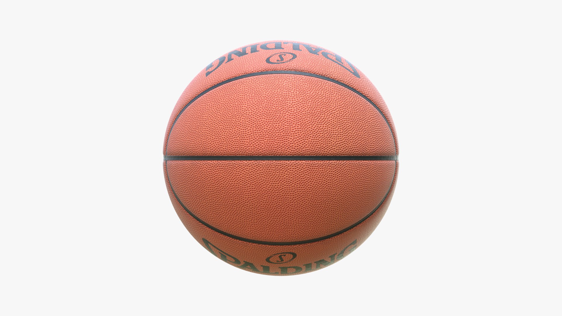 Clean Spalding Basketball Ball Model TurboSquid 1476206