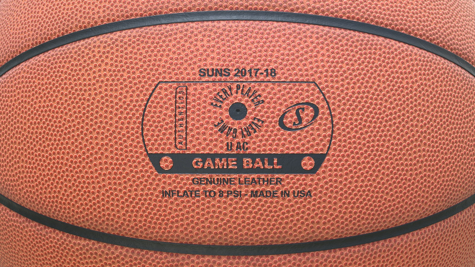 Clean Spalding Basketball Ball Model TurboSquid 1476206