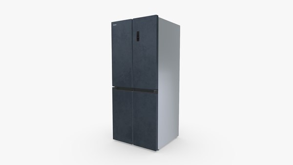 modelo 3d Fridge Amica 3DFBX Silver 3D Model - TurboSquid 2020893