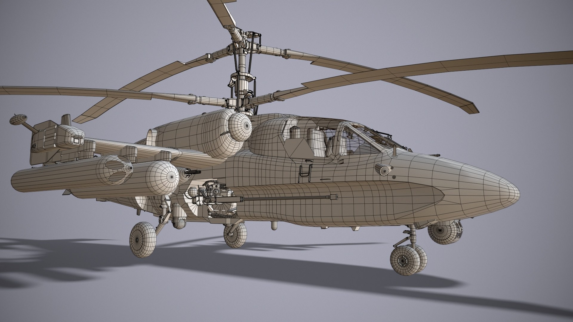 3D Helicopter Kamov Ka-52 Alligator Blank https://p.turbosquid.com/ts-thumb/4d/LFai0q/en/wire_camera1_00004/jpg/1745333329/1920x1080/fit_q87/2b356ffac3a5e1d244b155183b1be0a4cebf74a0/wire_camera1_00004.jpg