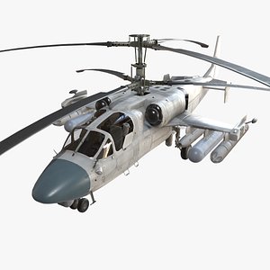 3D Helicopter Kamov Ka-52 Alligator Blank