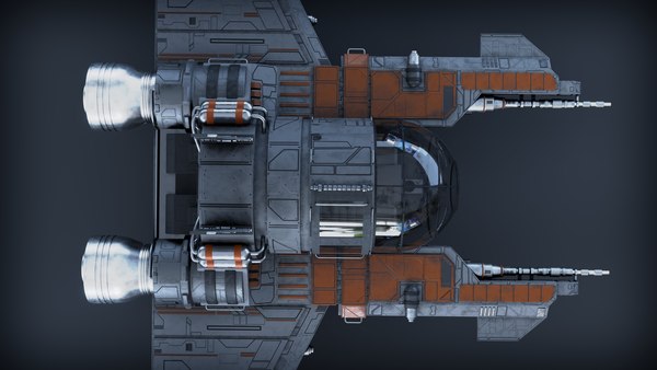modelo 3d Modelo 3d de nave espacial - Blender - TurboSquid 2249396