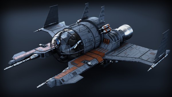 modelo 3d Modelo 3d de nave espacial - Blender - TurboSquid 2249396