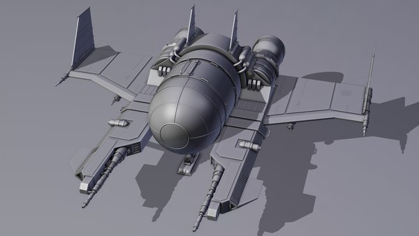 modelo 3d Modelo 3d de nave espacial - Blender - TurboSquid 2249396