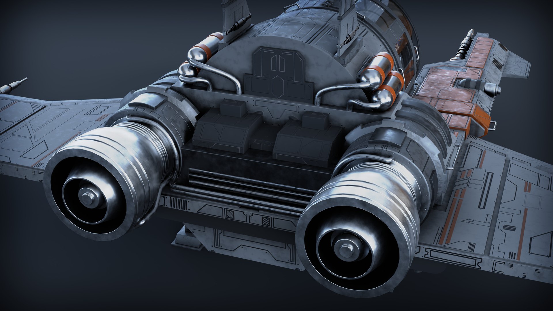 3D Spaceship 3d Model - Blender Model - TurboSquid 2249396
