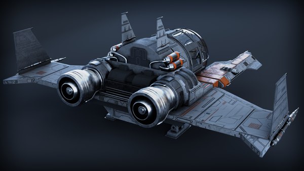modelo 3d Modelo 3d de nave espacial - Blender - TurboSquid 2249396