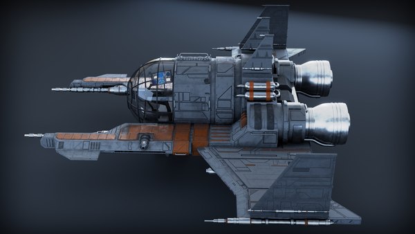 modelo 3d Modelo 3d de nave espacial - Blender - TurboSquid 2249396