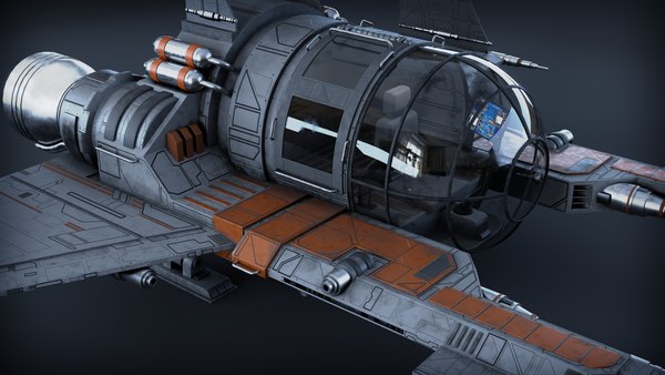 modelo 3d Modelo 3d de nave espacial - Blender - TurboSquid 2249396