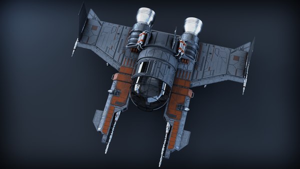 modelo 3d Modelo 3d de nave espacial - Blender - TurboSquid 2249396