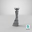 Airport Air Traffic Control Tower with Interior Generic