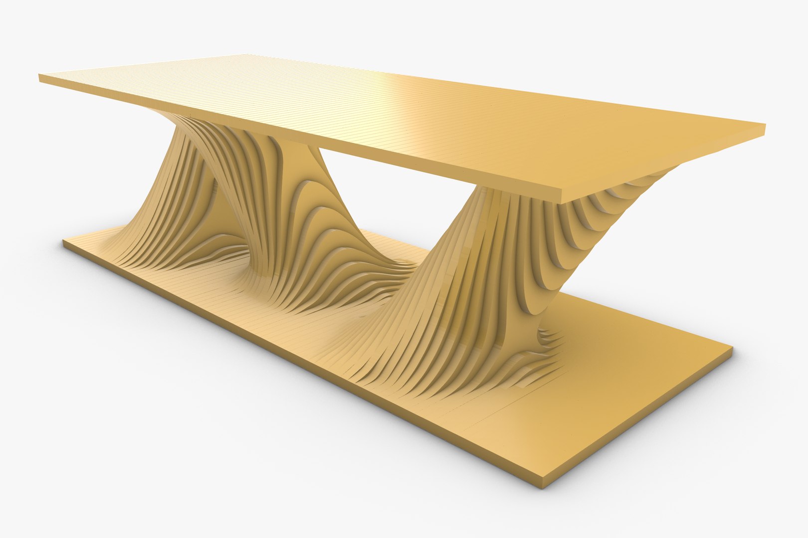 3D модель Organic Parametric Coffee Table - TurboSquid 1963591