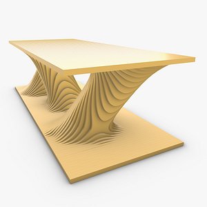 3D Organic Parametric Coffee Table