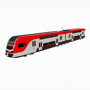 Stadler KISS EMU Caltrain 3D