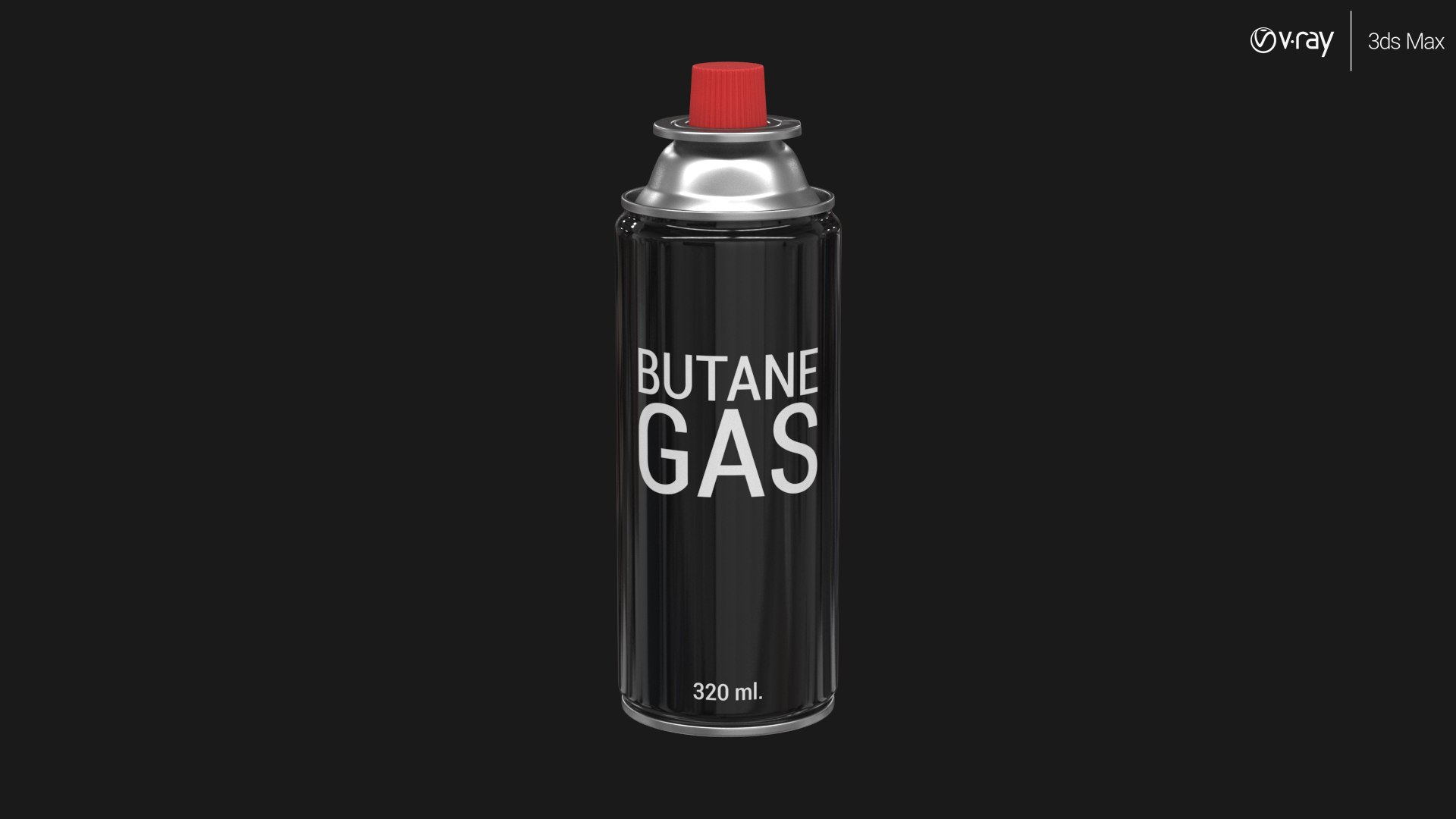 3D Butane Gas Canister model - TurboSquid 2103883
