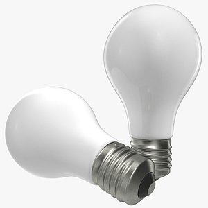 matte light bulb 3d c4d