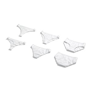 Womens Panties White Set - thong slip brief types panties