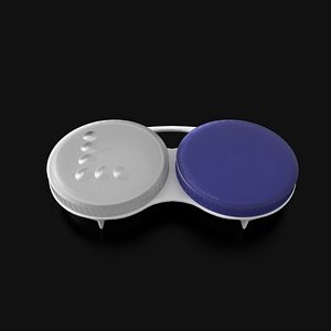 contact lens case 3d obj