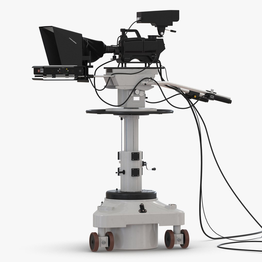 TV Studio Camera Generic 3D model preview