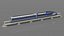 Tren bala chino Maglev sobre rieles
