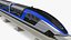 Tren bala chino Maglev sobre rieles
