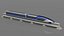 Tren bala chino Maglev sobre rieles