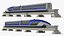 Tren bala chino Maglev sobre rieles