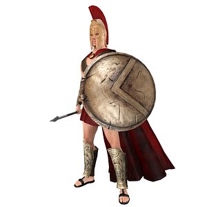Spartan Warrior 3 Rigged