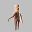 Modelo 3D de hombre de dibujos animados con esqueleto