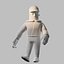 Modelo 3D de hombre de dibujos animados con esqueleto