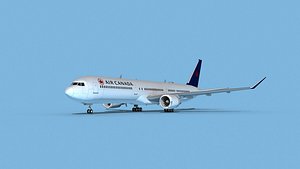 3D Boeing 767-400 Air Canada 2