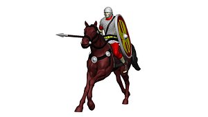 Roman cavalry 2 3D print model 3D