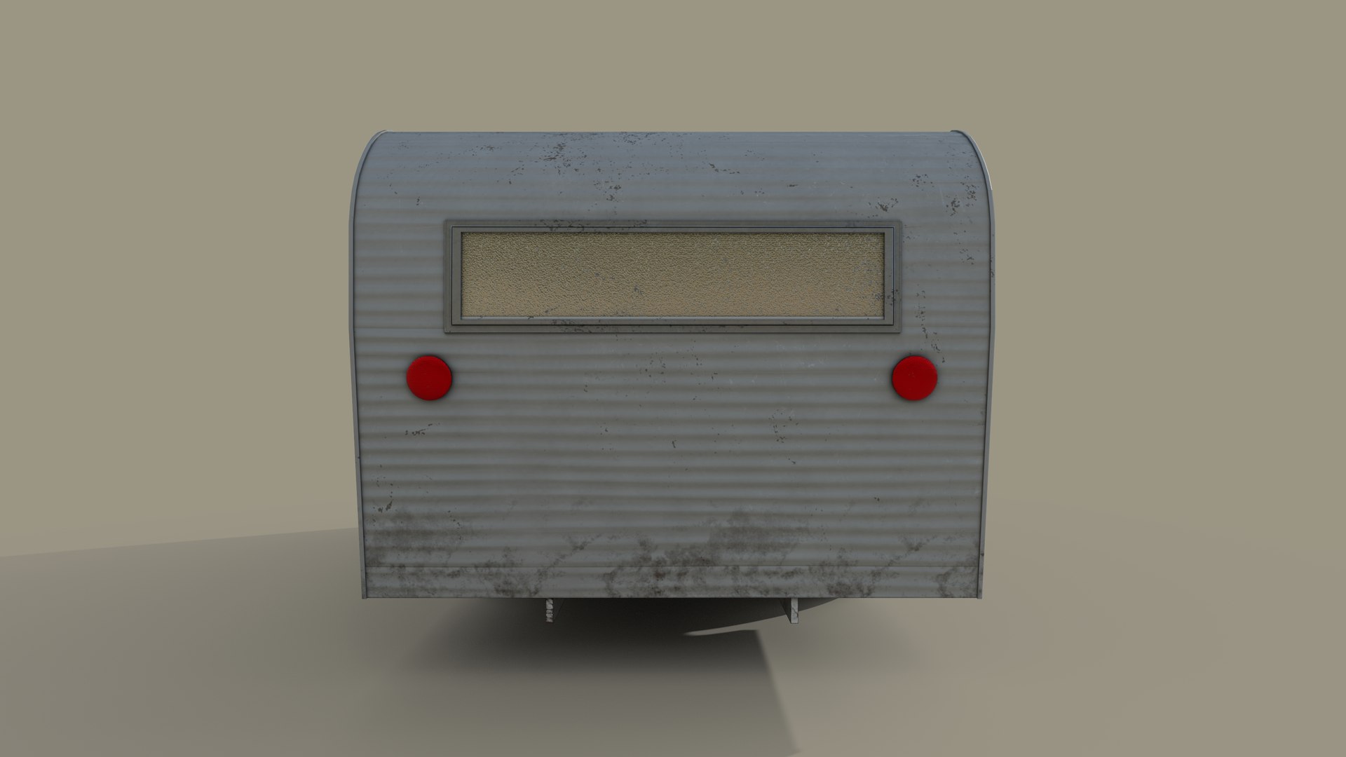 3D Old Camper - TurboSquid 1821937