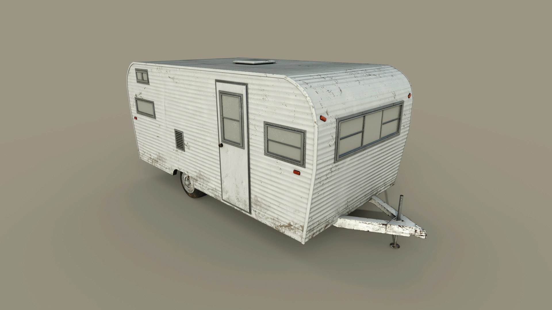3D Old Camper - TurboSquid 1821937