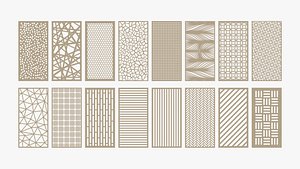 Decorative Wood Panels 3D