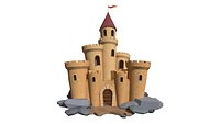 Castle. Build animation